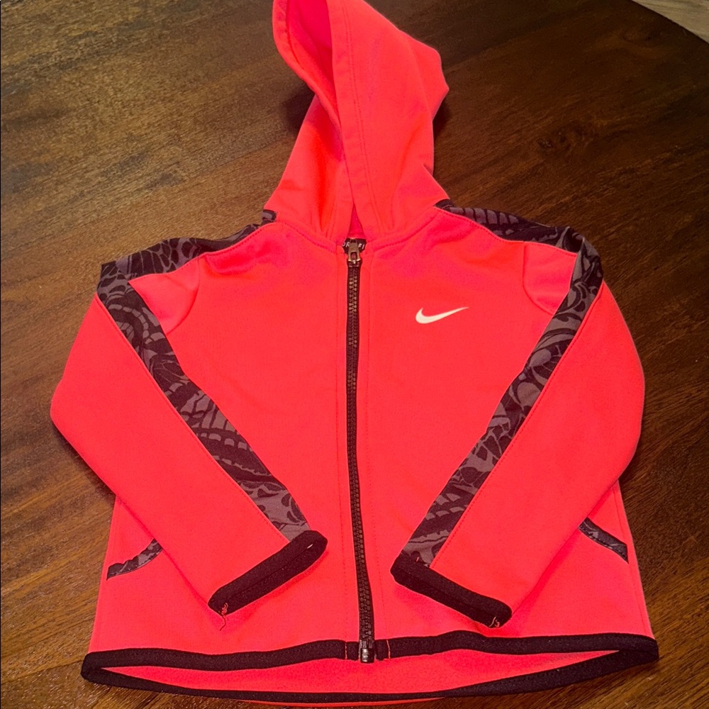 Nike Vibrant Pink Jacket with Black Details Size 2T